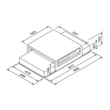 BLAUPUNKT 90CM CEILING CASSETTE (STAINLESS STEEL) Blaupunkt