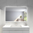 Jasper Rectangular Touchless 1200 X 750 Frameless LED Mirror - Three Light Temperatures Poseidonbk