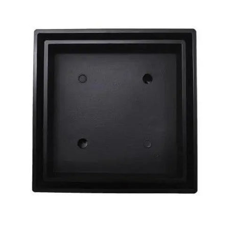 Matte Black Tile Insert Slim Smart Square Floor Waste Somer