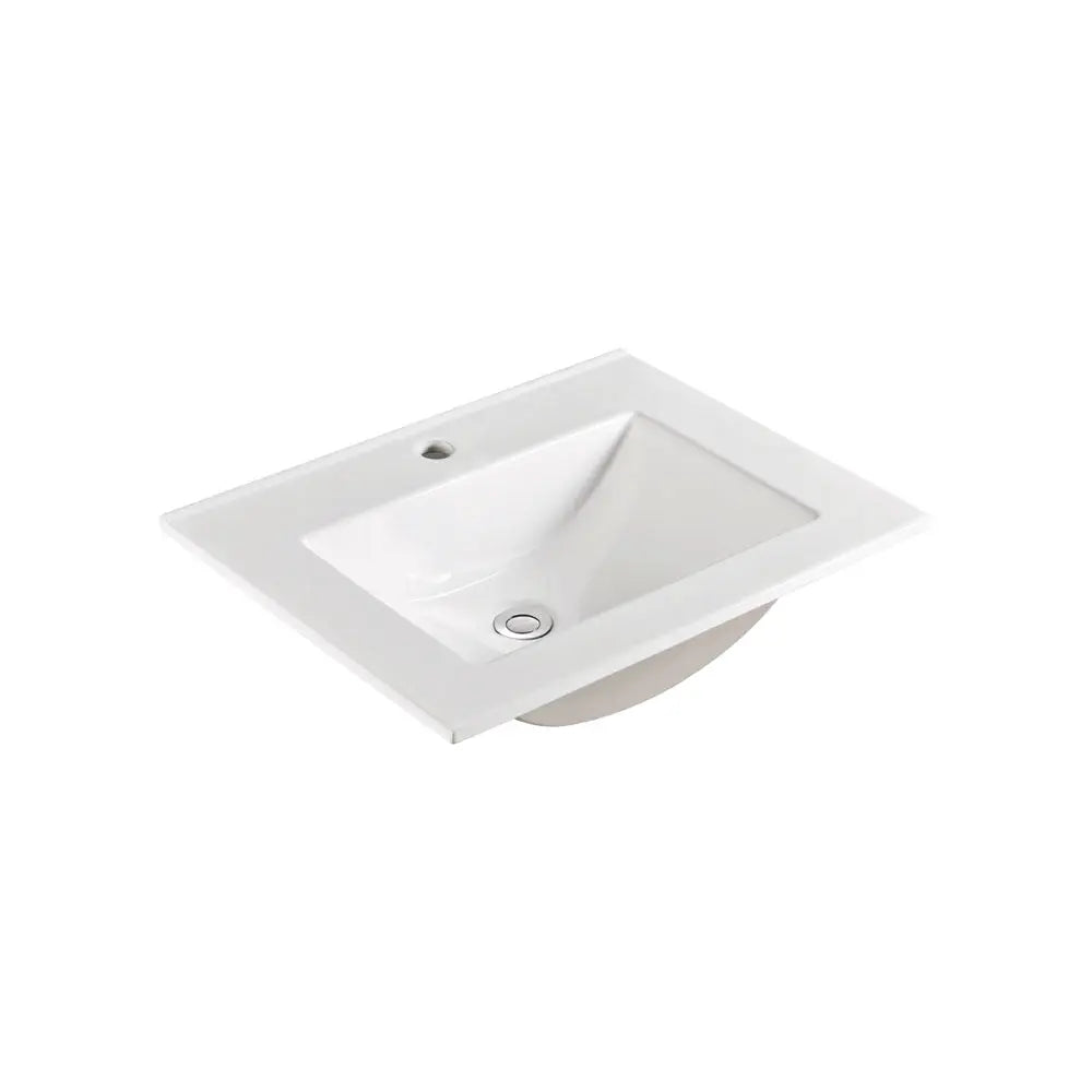 Vanessa Full Depth Poly-Marble Basin Top 600 fienza