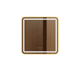 Venus 600×750 / 750×900 / 1200×750mm LED Rectangular Mirror – Brushed Gold Frame mercioaustralia