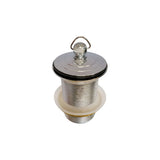 40mm Plug & Waste with Chain Hook, Chrome fienza