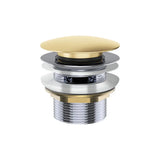 Universal Pull-Out/Pop-Up Brass Cap Bath Waste with Overflow, Urban Brass fienza