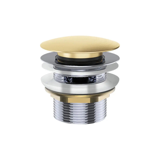 Universal Pull-Out/Pop-Up Brass Cap Bath Waste with Overflow, Urban Brass fienza