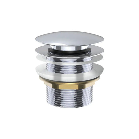 Universal Pull-Out/Pop-Up Brass Cap Bath Waste, Non-Overflow, Chrome fienza