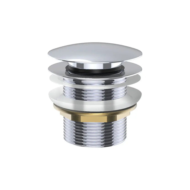 Universal Pull-Out/Pop-Up Brass Cap Bath Waste, Non-Overflow, Chrome fienza
