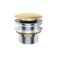 Universal Pull-Out/Pop-Up Brass Cap Bath Waste, Non-Overflow, Urban Brass fienza