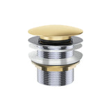 Universal Pull-Out/Pop-Up Brass Cap Bath Waste, Non-Overflow, Urban Brass fienza