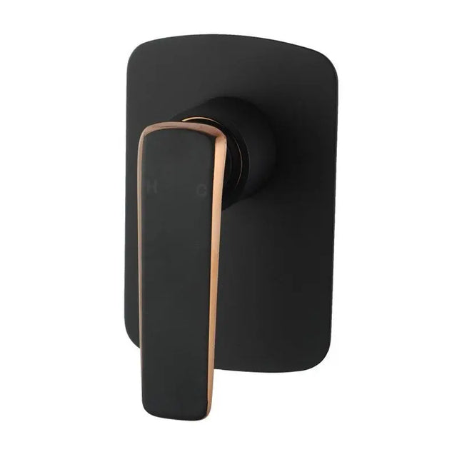 ESPERIA - Black & Rose Gold Wall Mixer Aquaperla