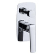 Bellino Chrome Wall Mixer with Diverter Aquaperla