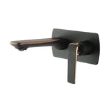 ESPERIA - Black & Rose Gold Spout Mixer Aquaperla