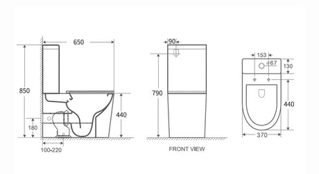 Walton Back-to-Wall Toilet Suite mercioaustralia