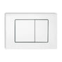 R&T In Wall Gloss White Push Plate Poseidonbk