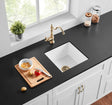 Gloss White Camden Fireclay Kitchen/Laundry Sink Single Bowl 457*457*228mm Poseidonbk