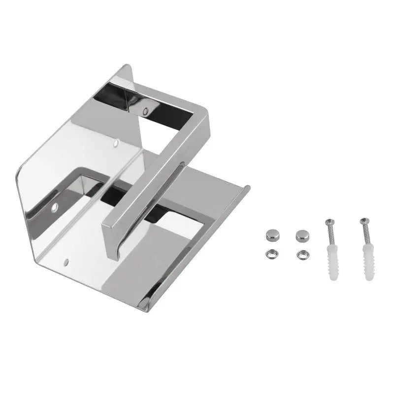 IVANO - Chrome Toilet Paper Holder Aquaperla