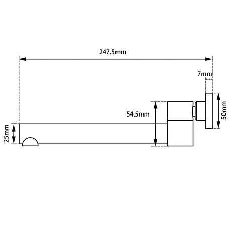 Brushed Nickel Swivel Spout Aquaperla