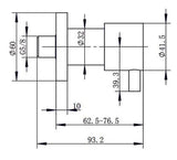 Chrome Wall Tap Aquaperla