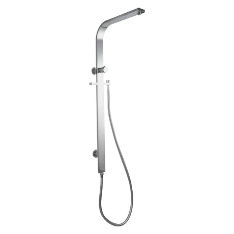 Chrome Shower Rail Aquaperla