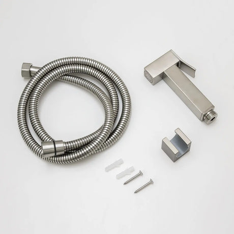Brushed Nickel Brass Toilet Bidet Aquaperla