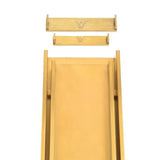 Wide Brushed Gold Tile Insert Floor Grate 600~3000 (L) X 100 (W) MM Somer