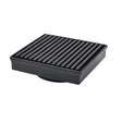 Matte Black 115mm Square Grill Floor Waste Somer