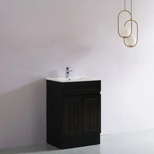 ACACIA SHAKER PVC Floor Vanity 600 Poseidon