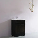 ACACIA SHAKER PVC Floor Vanity 600 Poseidon