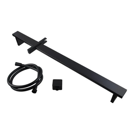 Black Shower Rail Aquaperla