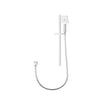 Chrome Shower Rail with Handheld Shower Aquaperla