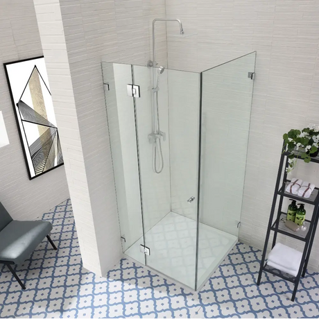 Corner Frameless Shower Screen ozcovey