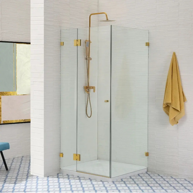 Corner Frameless Shower Screen ozcovey