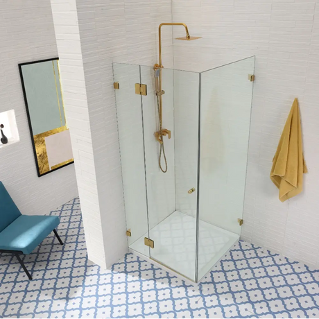 Corner Frameless Shower Screen ozcovey