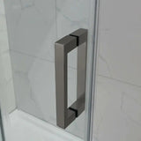 Frameless Adjustable Over Bath Wall to Wall Sliding Shower Screen ozcovey