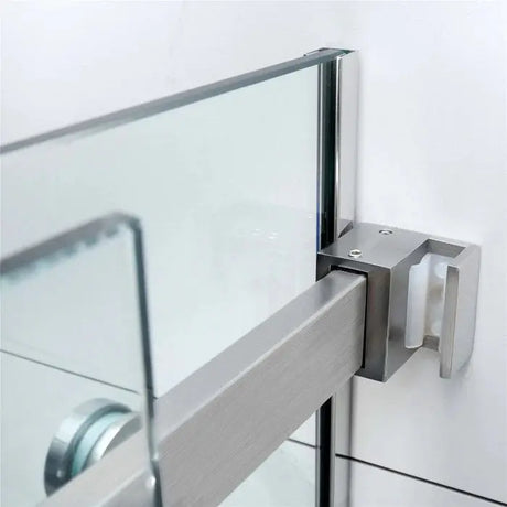 Frameless Adjustable Over Bath Wall to Wall Sliding Shower Screen ozcovey