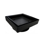 Matte Black Tile Insert Slim Smart Square Floor Waste Somer