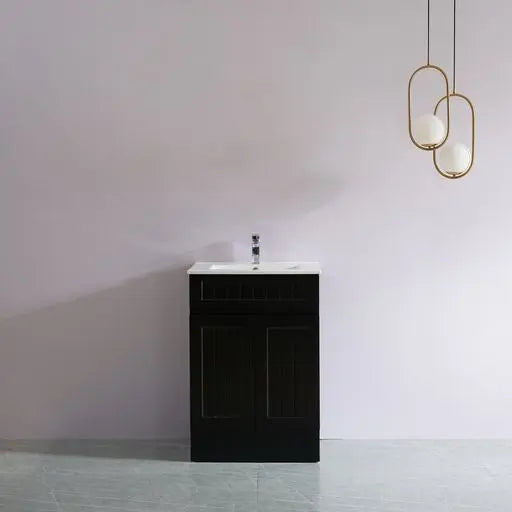 ACACIA SHAKER PVC Floor Vanity 600 Poseidon
