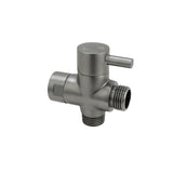 Brushed Gunmetal Bidet Diverter Aquaperla