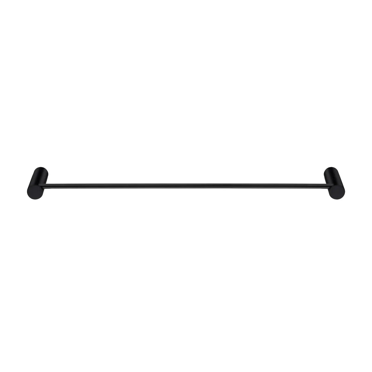 600mm Black Single Towel Rail Aquaperla