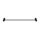 600mm Black Single Towel Rail Aquaperla
