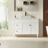 Harrington Floor PVC Cabinet Vanity 1200mm (Matte White) (Single Bowl) Poseidon