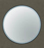 Luna Matte Black Round Touchless 900 X 900 Framed LED Mirror - Three Light Temperatures Poseidonbk