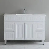 ACACIA SHAKER PVC Floor Vanity 1200mm (Single Bowl) Poseidon