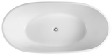 Olivia Gloss White Free Standing Bathtub 1300*700*560 mm Poseidonbk