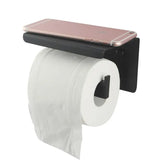 IVANO - Black Toilet Paper Holder Aquaperla