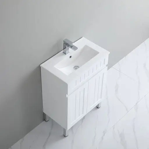 ACACIA SHAKER PVC Floor Vanity 600 Poseidon