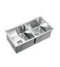 Stainless Steel Double Bowl Sink 1000*450*235mm Poseidonbk