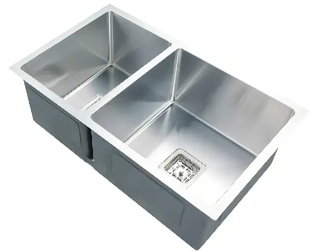 Stainless Steel Double Bowl Sink 750*450*235mm Poseidonbk