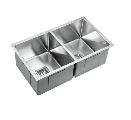 Stainless Steel Double Bowl Sink 775*450*235mm Poseidonbk