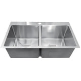 Stainless Steel Double Bowl Sink 775*450*235mm Poseidonbk