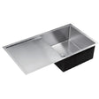 Stainless Steel sink with drainer 810*450*235mm Poseidonbk